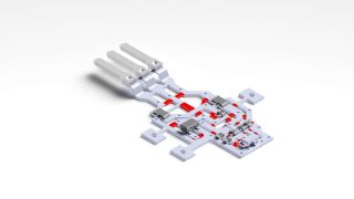 Stanzgitter mit Bestückung (Archiv: Vogel Business Media)