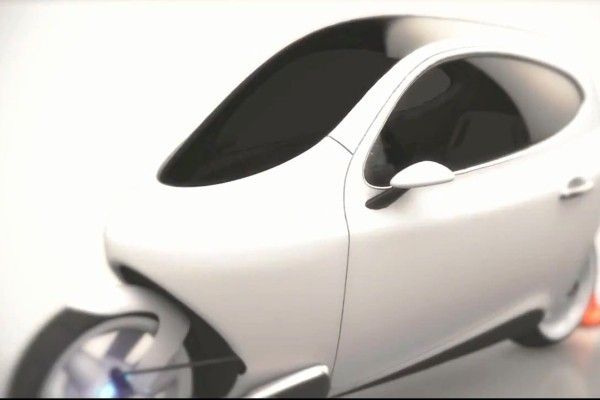 Auch beim Slalomfahren halten die beiden Gyroskope den C-1 stabil (Lit Motors)