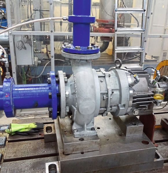 Eine Magnochem W auf dem Prüfstand in Frankenthal (Bild: KSB)