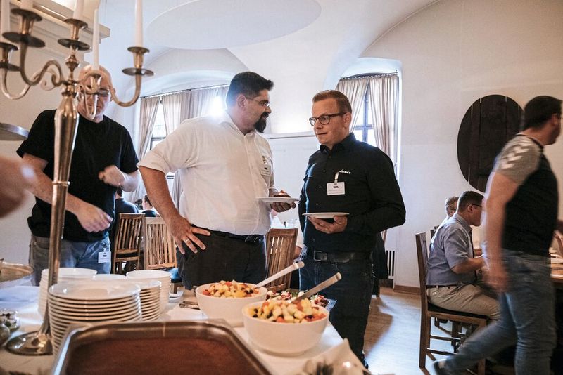 Impressionen der 4. Fachtagung „Mehr Effizienz im Presswerk“ am 15. Juni 2023 in Würzburg. (Bild: VCG/Stefan Bausewein)