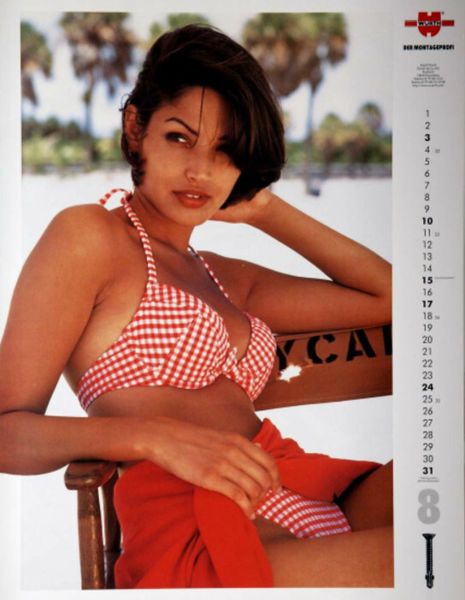 Neben Models zeigte Würth im Kalender 1997 auch Produkte. (Bild: Würth)