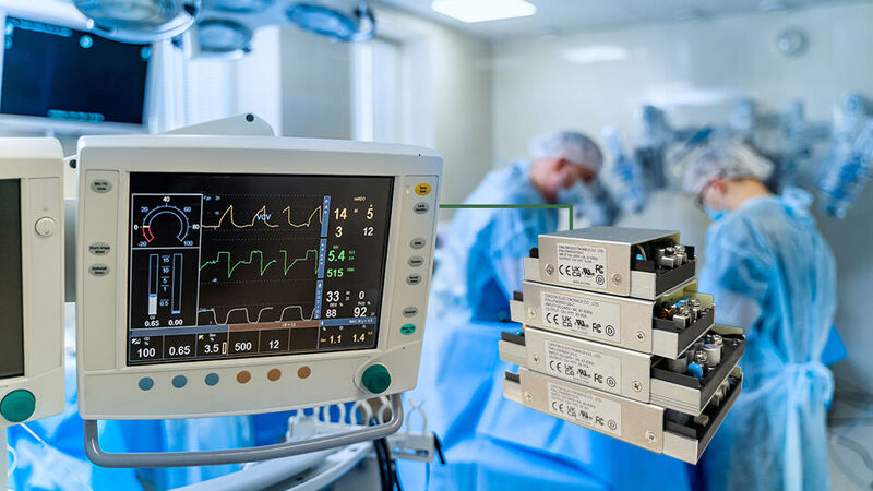 Patientenüberwachung: Die LFM-Serie im Einsatz in medizinischen Geräten.