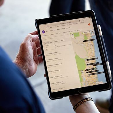 Fahrzeugdaten von sechs VW-Konzernmarken werden in die Software integriert.  (Bild: Samsara Inc.)