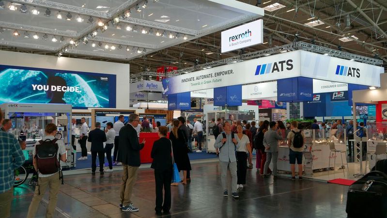 Top-Themen der Automatica 2023 waren KI und Technologien gegen den Fachkräftemangel. 