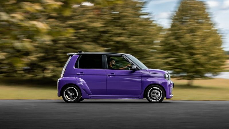 In Europa verkleinert Honda sein Elektroangebot in mehrfacher Weise deutlich: Es gibt mit dem Super-N nur noch einen Stromer, der in Kei-Car-Klasse und vorerst zudem nur in Großbritannien antritt.(Bild:  Honda)