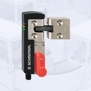 Tipp 1: Der AZM 40 ist ist eine äußerst kompakte elektronische Sicherheitszuhaltung. Die neuen Varianten des AZM40 können mit einer Fluchtentriegelung oder Notentsperrung erweitert werden.(Bild:  Schmersal)