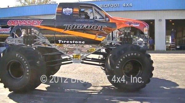 Der Bigfoot 20: der weltweit erste Monstertruck mit Elektroantrieb macht mit über 260 kW und 1100 Nm Autos umweltschonend platt (Bild: Bigfoot 4x4 Inc.)
