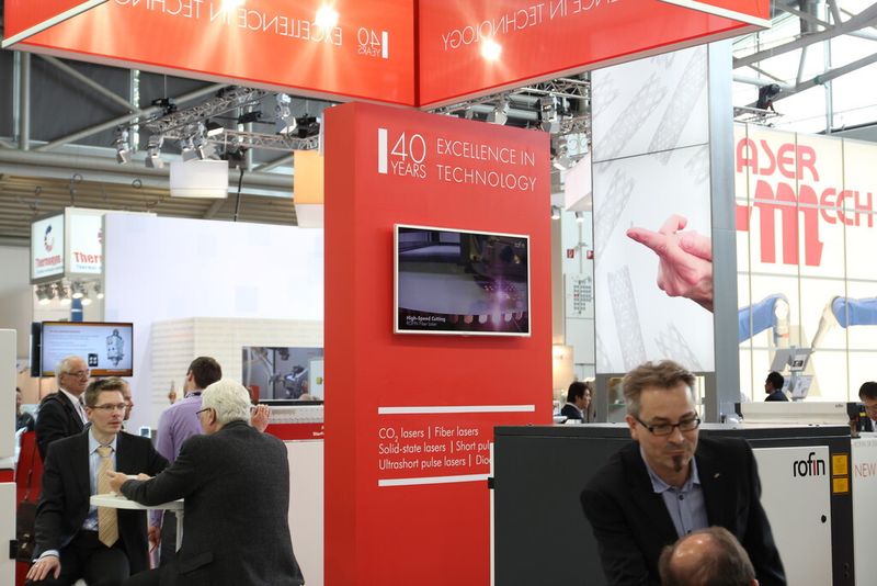 Anbei einige Impressionen von meinem Besuch auf der LASER 2015 in München... (Bild: Königsreuther)