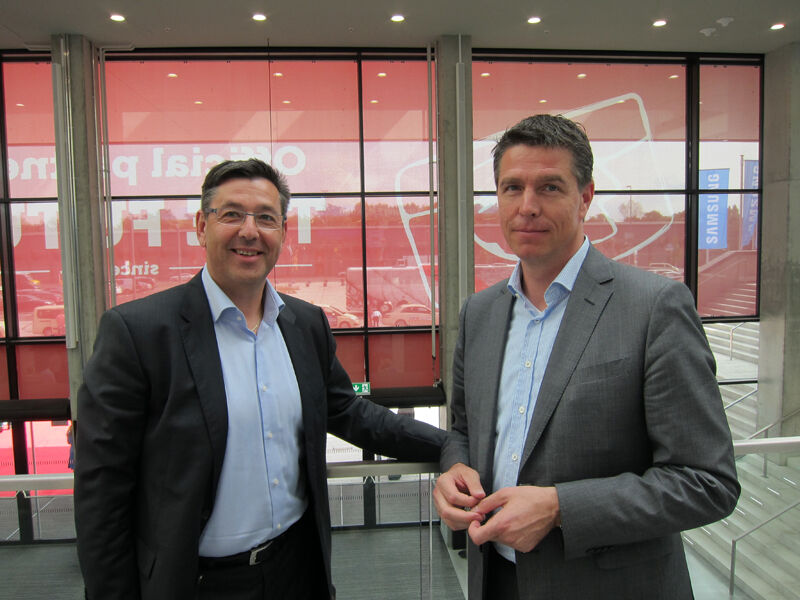 (v. l.) Ingram-Micro-Geschäftsführer Robert Beck und Christian Nolte, Director B-2-C bei Ingram Micro (Bild: IT-BUSINESS)