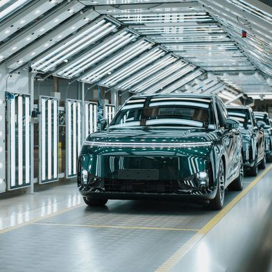 In early October, Xpeng announced the successful production trial of its G9L model at Magna in Graz. (Image:Xpeng)