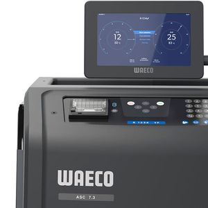 Neu ist das „All-in-view“ Display, das nun erstmals über digitale Manometer verfügt.(Bild:  Waeco)