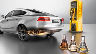 Synthetischer Kraftstoff in industriellen Mengen hergestellt soll ein Baustein im Kampf gegen die Klimakrise werden. Technisch machbar ist das Verfahren. Es muss nur genügend grüne Energie vorhanden sein. (Bild: Continental)