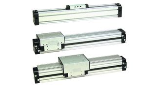 Viel Hub bei hochkompakter Bauform bieten die kolbenstangenlosen Kurzzylinder von Airtec. (Airtec)