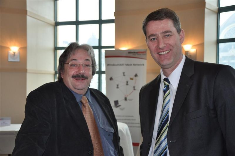 Im Bild von links: Eckhardt Wodtke, ARC (left) and Harald Konermann, VP EURA & Managing Director Europe at Invensys Systems GmbH  (Bild: M.Henig/PROCESS)