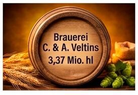 Platz 9 – Brauerei C. & A. Veltins – 3,37 Millionen Hektoliter (Bild: Gemini 3 Pro Image / KI-generiert)