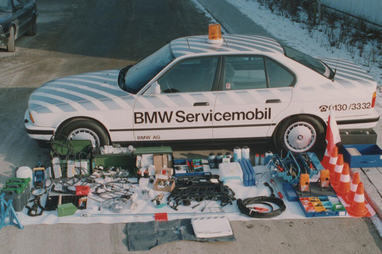 Dieses Servicemobil war ab 1988 unterwegs. (Foto: BMW)