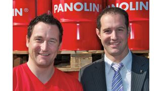 Silvan Lämmle, CEO Panolin AG (links), und Dr. Marco Küng, Präsident der SAE Switzerland (rechts). (Bilder: Panolin)