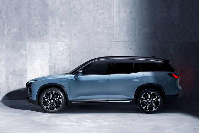 Über fünf Meter ist das Fahrzeug lang. (Bild: Nio)