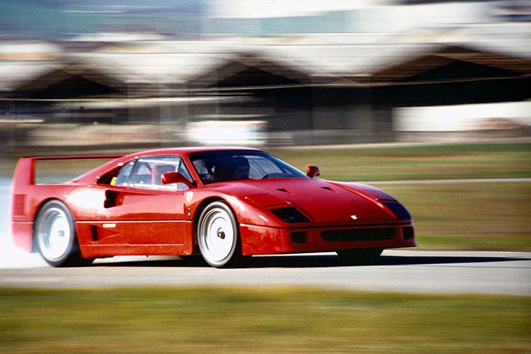 Der Ferrari F40 war Enzo Ferraris letztes Werk.  (Ferrari)