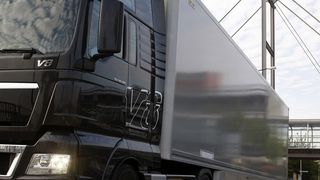 CFK- und GFK-Verbundwerkstoffe finden unter anderem Anwendung als Deckschichten in Seitenwänden von Trailern. (Bild: Lamilux)