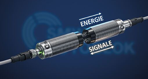 Die zylinderförmigen Koppler sind ideal geeignet für Transportsysteme oder Applikationen, bei denen etwas angekoppelt wird (Bild: SMW-electronics)