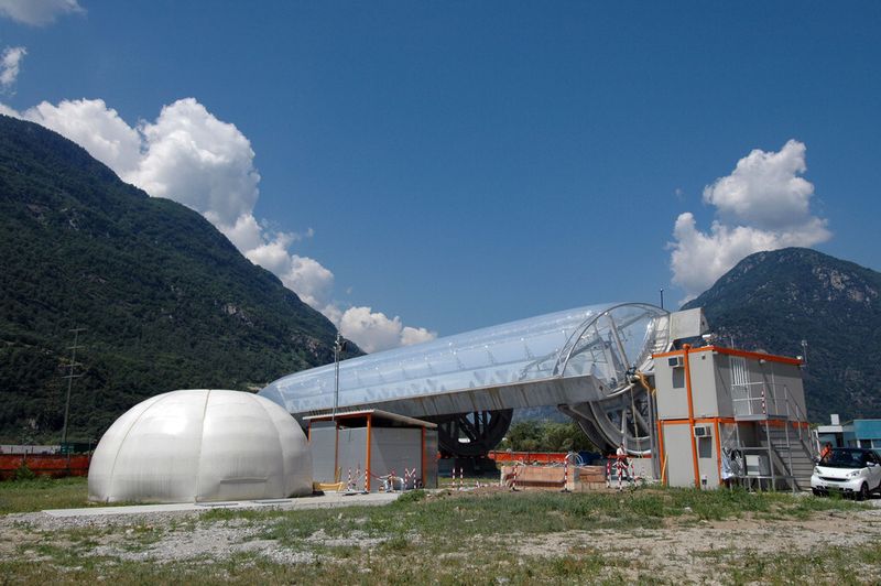 Airlight Energy aus dem Tessin revolutioniert mit ihren Betontrögen die Solarbranche. (Bild: Airlight Energy)