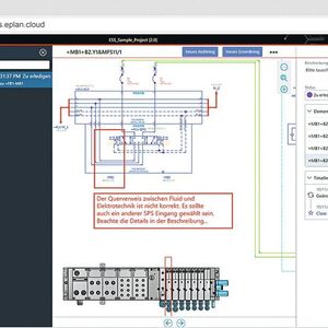 Mit der Cloudanwendung Eplan E-View hat der Anwender überall seine Projekte in Blick.