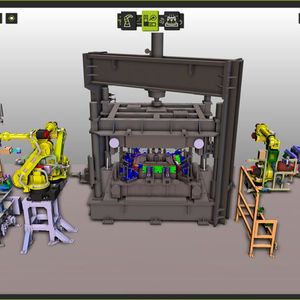 Auf der Automatica 2018 präsentierte Cenit den digitalen Zwilling einer Fertigungszelle aus einer Türfertigungsanlage, welche beim japanischen Zulieferer Hirotec umgesetzt wurde. An dieser Zelle wird der komplette Prozessablauf – von der Layouterstellung bis zur Inbetriebnahme – live demonstriert