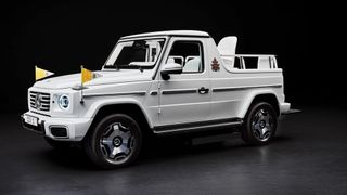 Das Papamobil fährt nun elektrisch. (Bild: Mercedes-Benz)