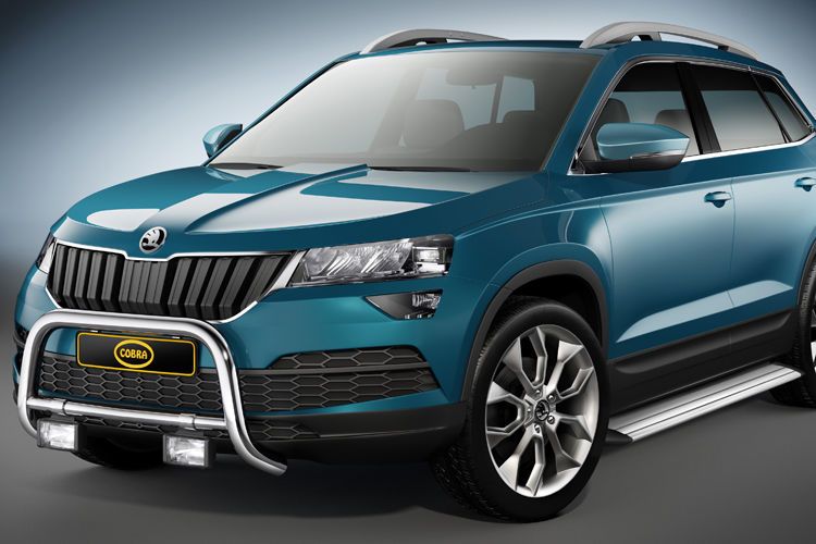 Auch für den Skoda Kodiaq hat Cobra die passenden Anbauelemente im Angebot. (Bild: Cobra)