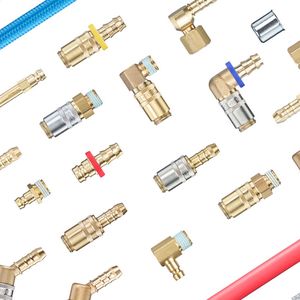 Hasco hat in diesem Jahr in puncto Temperierung auch das System Push Lok  Ø5 eingeführt und das Programm Temperiersystem Ø5 gleichzeitig erweitert.(Bild:  Hasco)