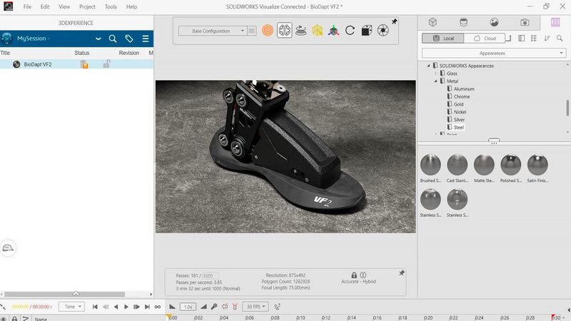 3D-Experience Solidworks bietet skalierbare Rechenleistung und unterstützt KMU bei komplexen Simulationsaufgaben. (BioDapt)