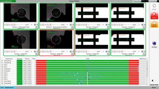 Präzise Kontrolle der äußeren und inneren Geometrie des Bauteilkopfes. (Vester Elektronik / Kamillo Weiß)