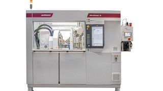 Micropower-15/10H/10H-Combimould mit LSR-Dosierpumpe (Bild: Wittmann Battenfeld)