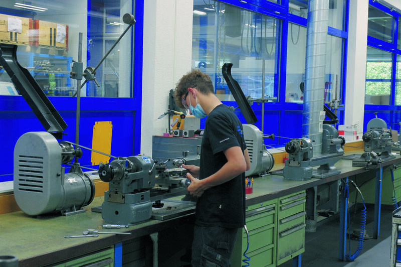 L’atelier mécanique de prototypage sert également pour la formation des apprentis. (MSM)