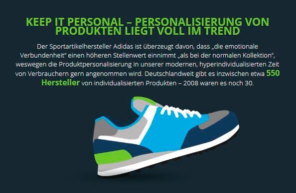 Personalisierung von Produkten liegt voll im Trend. (RS Components Ltd.)