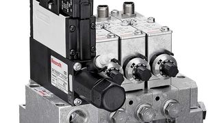 Bild 2: Pneumatisches Steuer- und Messsystem zur berührungslosen Kontrolle der Anwesenheit, Position, Form und Dimension von Werkstücken. Messmedium ist der Luftdruck. (Archiv: Vogel Business Media)