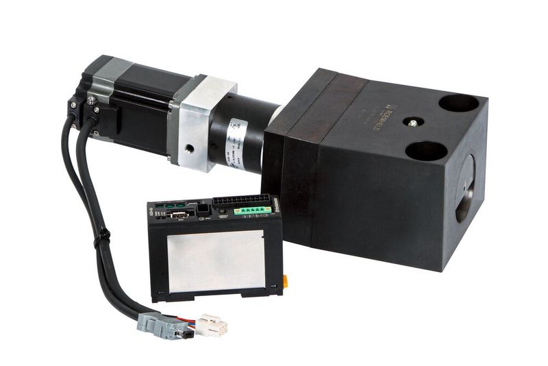 Kompakt: Elektromechanische Keilspanner bieten eine hohe Energiedichte, also hohe Spannkräfte bei kleinem Bauraum.  (Bild: Roemheld)