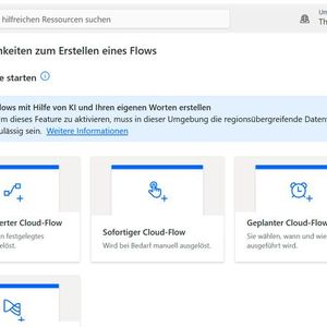 Workflow erstellen in Power Automate.(Bild:  Joos - Microsoft)