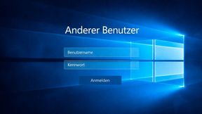 Was bei der „Windows“-Anmeldung unter „Anderer Benutzer“ zu beachten ist.  (Bild: Thomas Joos)