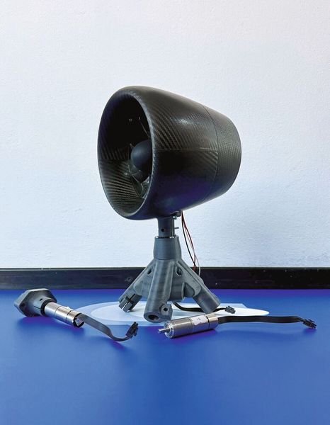 Für den Vortrieb sorgt die aerodynamische Form der Fluggeräte in Kombination mit acht Schubdüsen.  (Bild: Flofleet)
