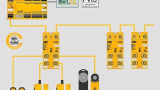 Sind direkt vor Ort: Die neuen digitalen Eingangsmodule in IP67 Ausführung kommen ohne Schaltschrank und können bis zu 64 Sensoren überwachen.  Bilder: Pilz (Archiv: Vogel Business Media)