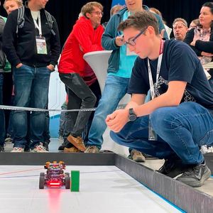 Impressionen vom Deutschlandfinale der WRO in Chemnitz.(Bild:  Technik Begeistert e. V.)