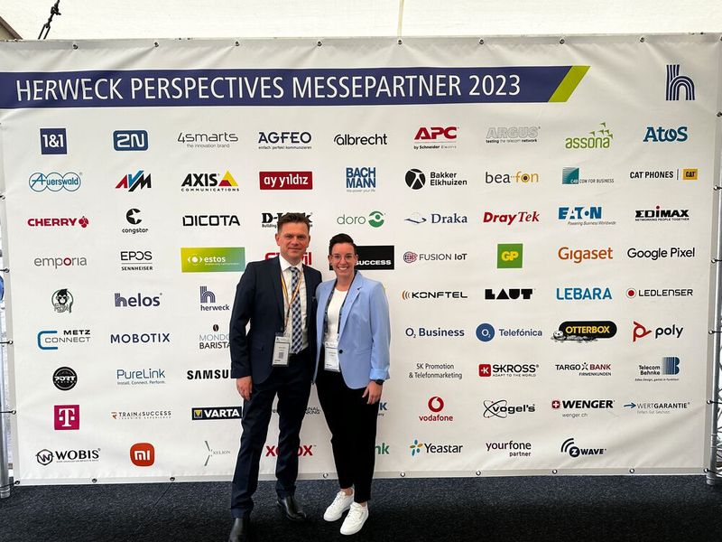 Top Organisation Dank Selina Gouverneur und Dominik Walter (Herweck). (Bild: Vogel IT-Medien)