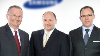 Samsungs neues Führungsteam: Hans Wienand, Martin Börner, Roland Schweyer (v.l.) (Archiv: Vogel Business Media)