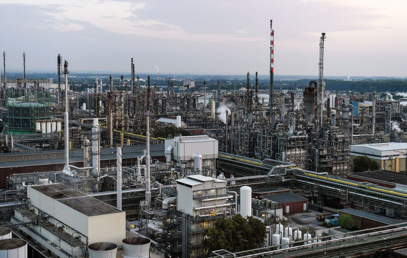 Im Jahr 2018 lagen die weltweiten Emissionen der BASF-Gruppe bei 21,9 Millionen Tonnen CO2-Äquivalente (BASF)