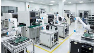 Roboter können viele Aufgaben in Randbereichen der EMS-Fertigung übernehmen und automatisieren. (Bild: Delta Electronics)