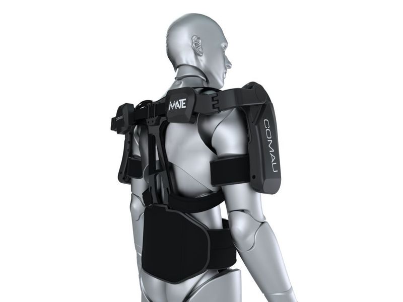 Modell des Exoskeletts. (Comau Deutschland GmbH)