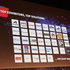 Die Ausstellerliste bietet nach wie vor das Who-is-who der deutschen und internationalen Industrie.(Bild:  Raf Steck)