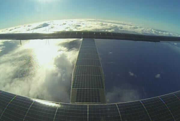 Flug 8 Nagoya - Kalaeloa, Hawaii (USA): Impressionen (Solar Imoulse)